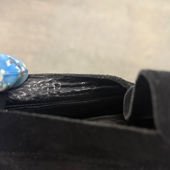 Gucci Men's Black Suede Slip-On Loafers - Picture 5 of 5